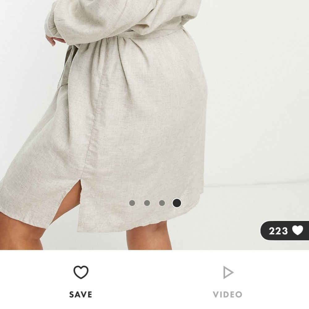 ASOS Linen Dress - Picture 4 of 5
